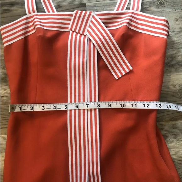 Lela Rose Fluid Crêpe Tie Front Dress Size 6 - Picture 4 of 9